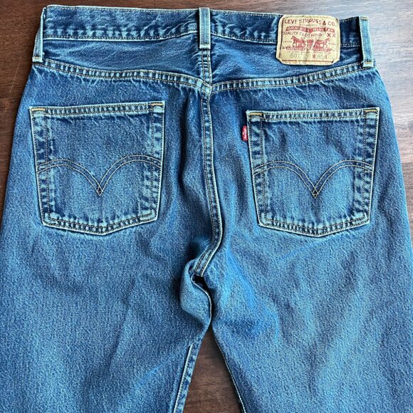 Levi's 501 Blue Jeans - Size 32 x 30 - Y2K - Mexico - Picture 5 of 10